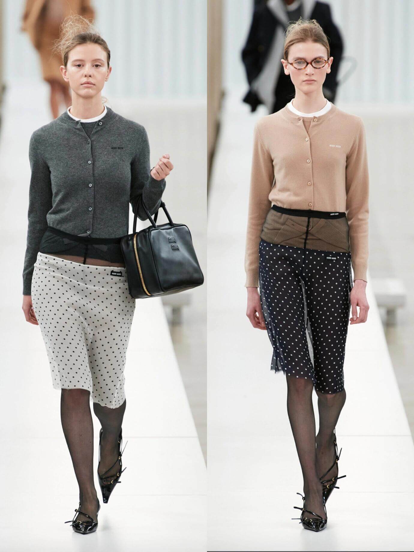 MiuMiu's Bold Layering Game in the 2025 Fall/Winter Collection ...